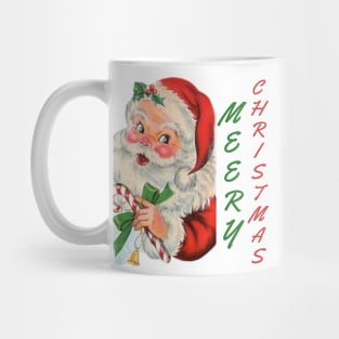 retro vintage pink santa claus Mug